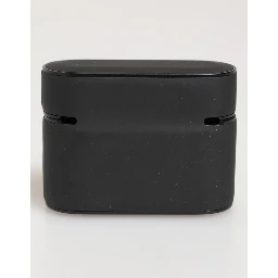 Black Yellow Rubber Logo Embossed Accessory Airpods Case