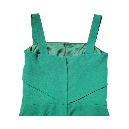 Dark Green Sleeveless Rayon Bodycon Dress