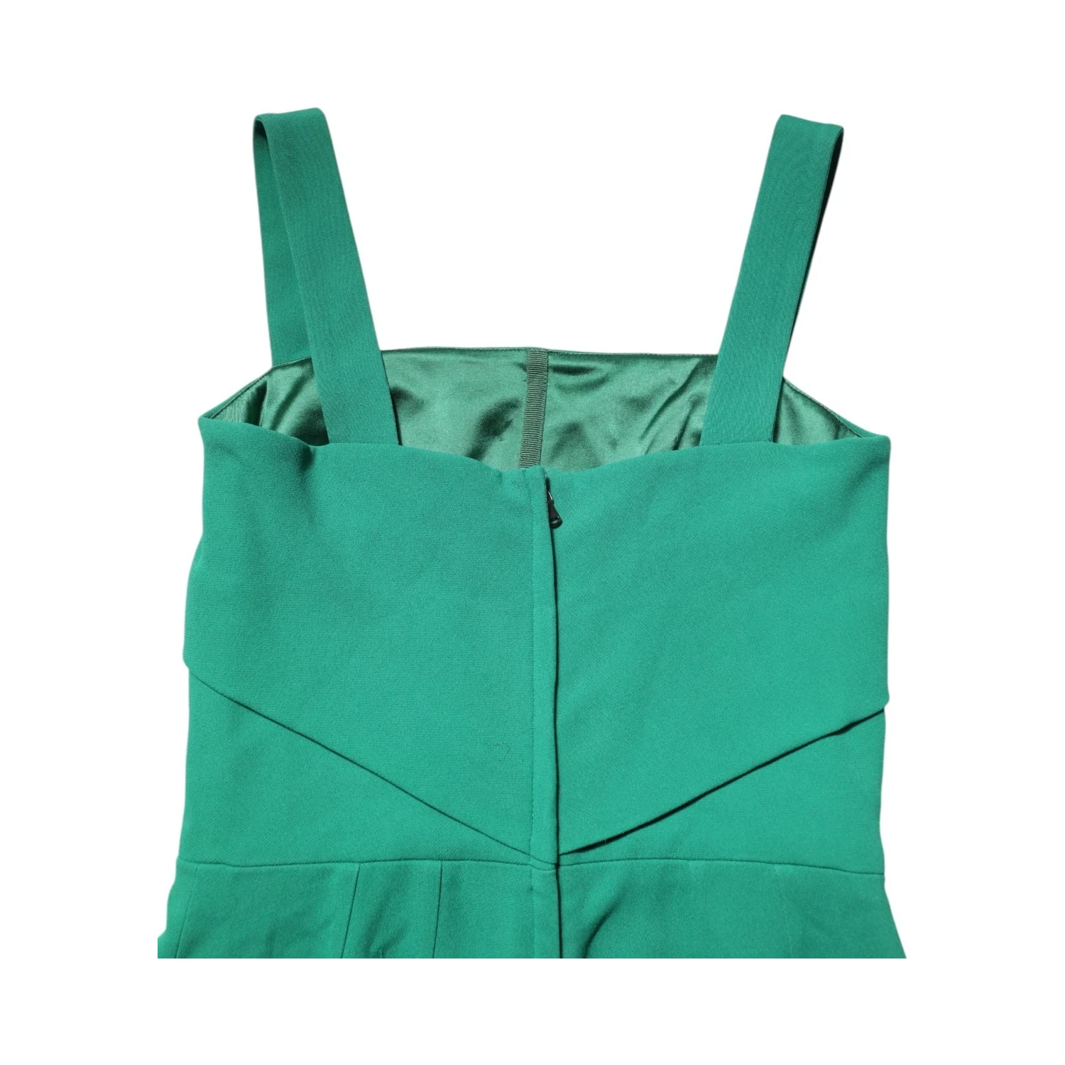 Dark Green Sleeveless Rayon Bodycon Dress