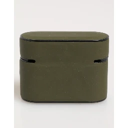 Army Green Rubber Logo Embossed Accessory  Airpods Case