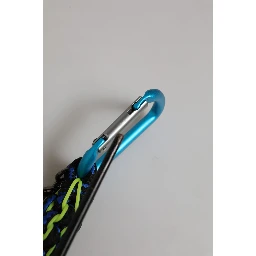 Multicolor Leather Tape String DG Logo Keychain Keyring