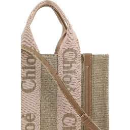 Beige Linen Handbag