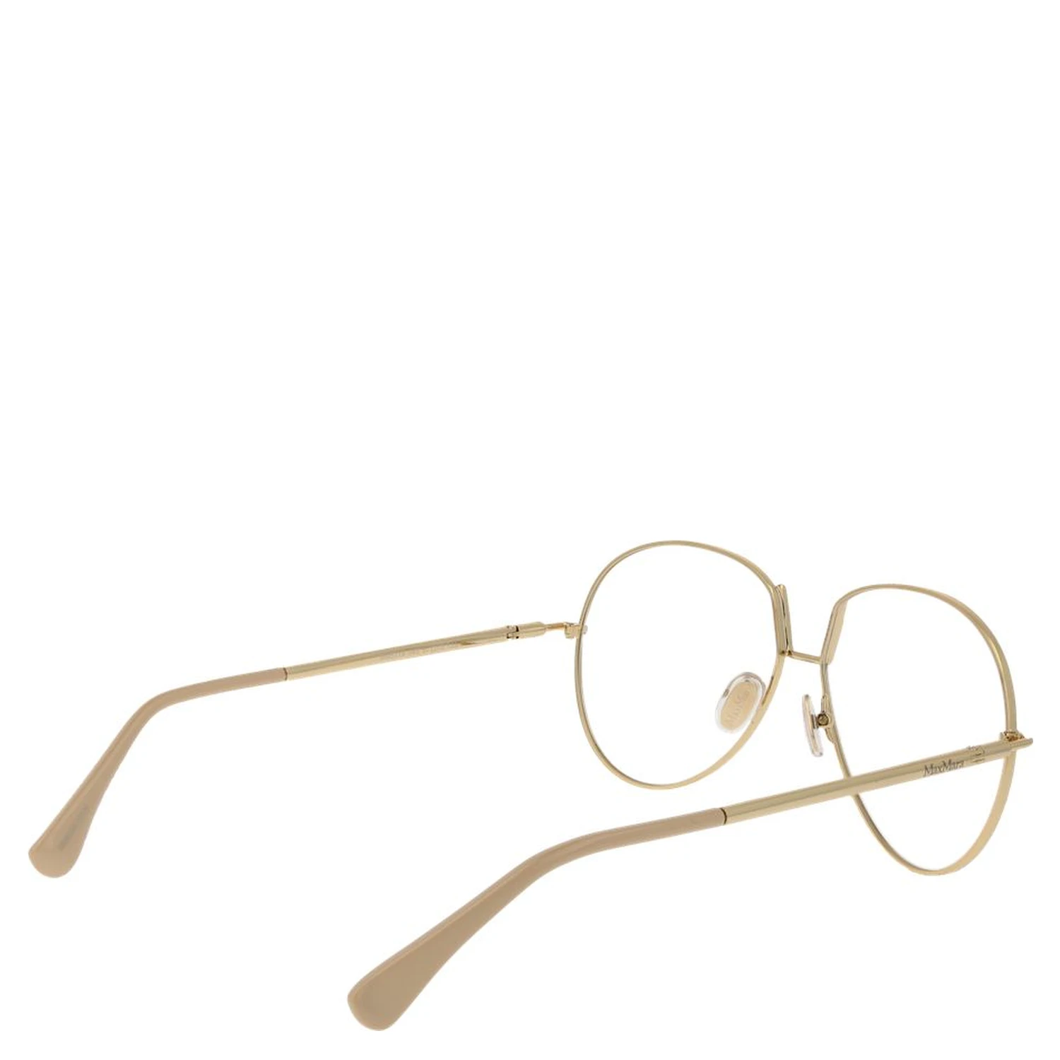 Beige Metal Glasses (Frames)