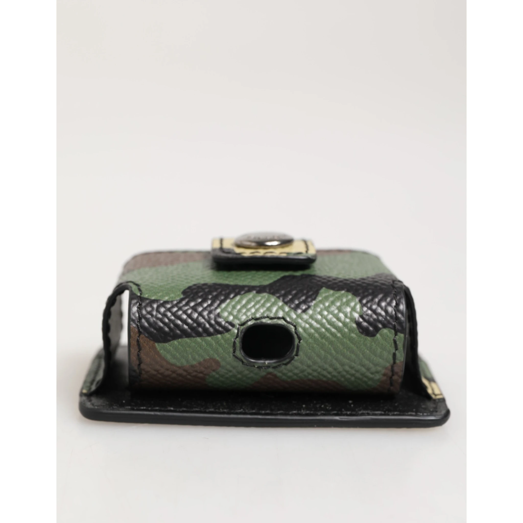 Multicolor Camouflage Leather Metal Accessory  Airpods Case
