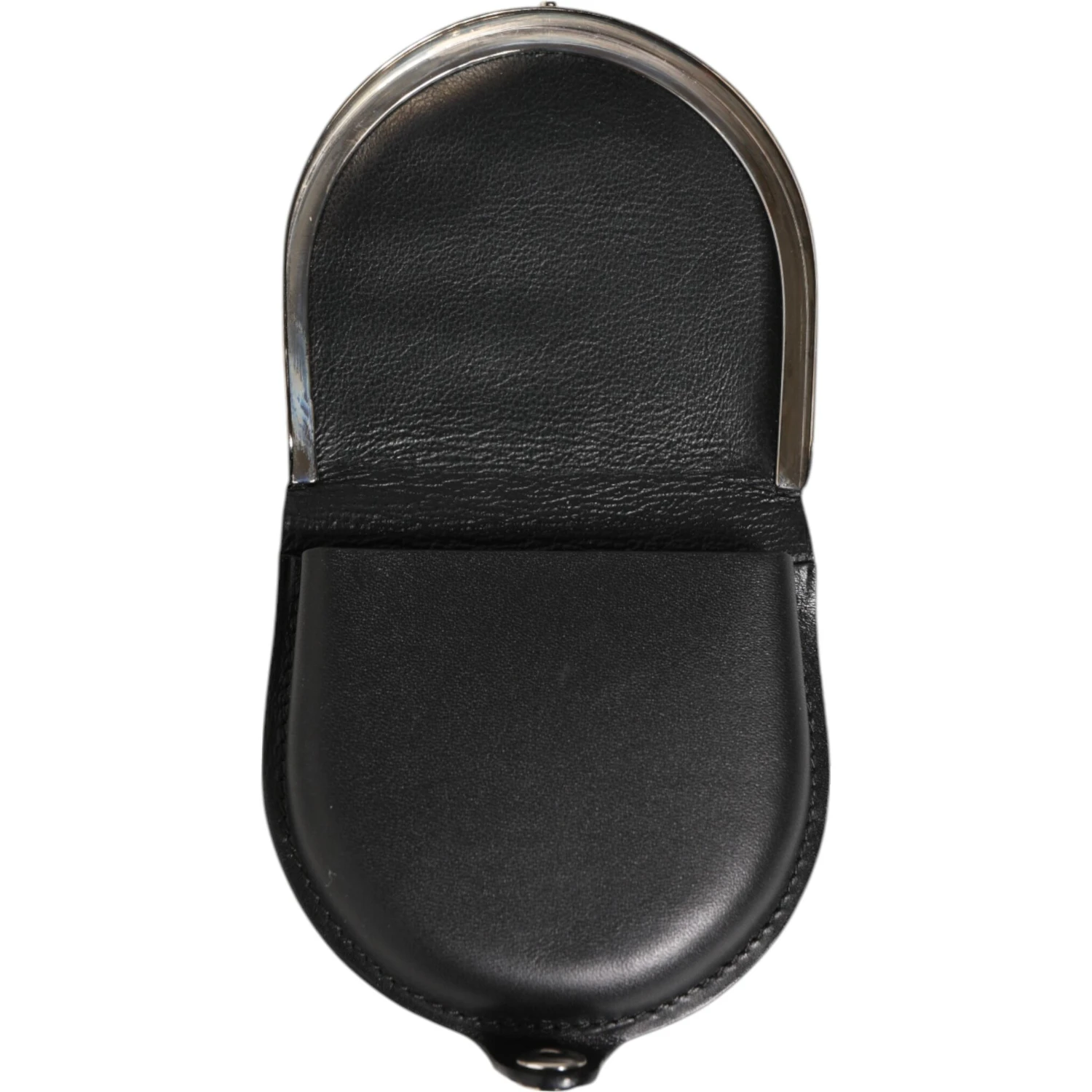 Black Polished Crocodile Leather Mens Coin Purse Wallet