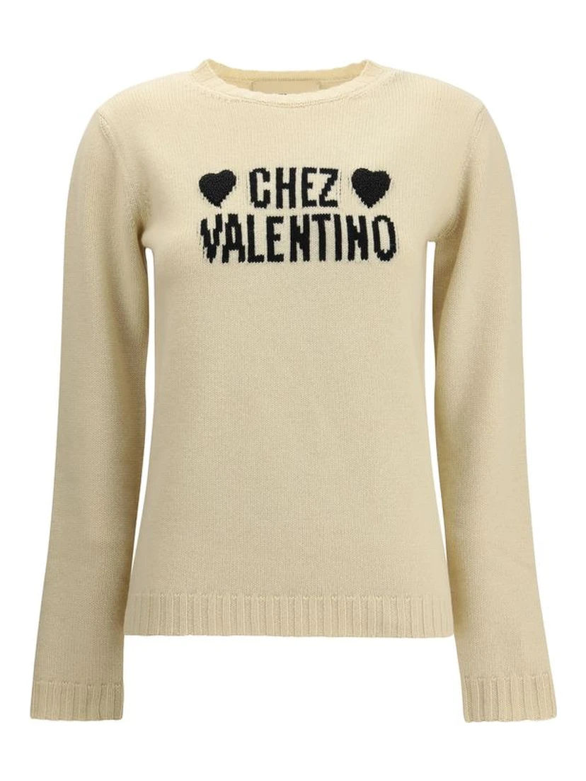 Cream Fleece Wool Sweatshirt