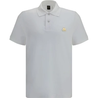 White Cotton Polo Shirt