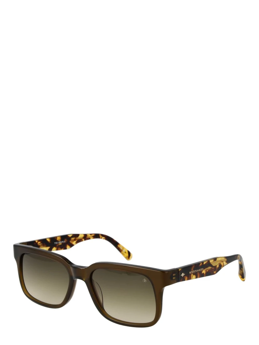 Brown Metal Sunglasses
