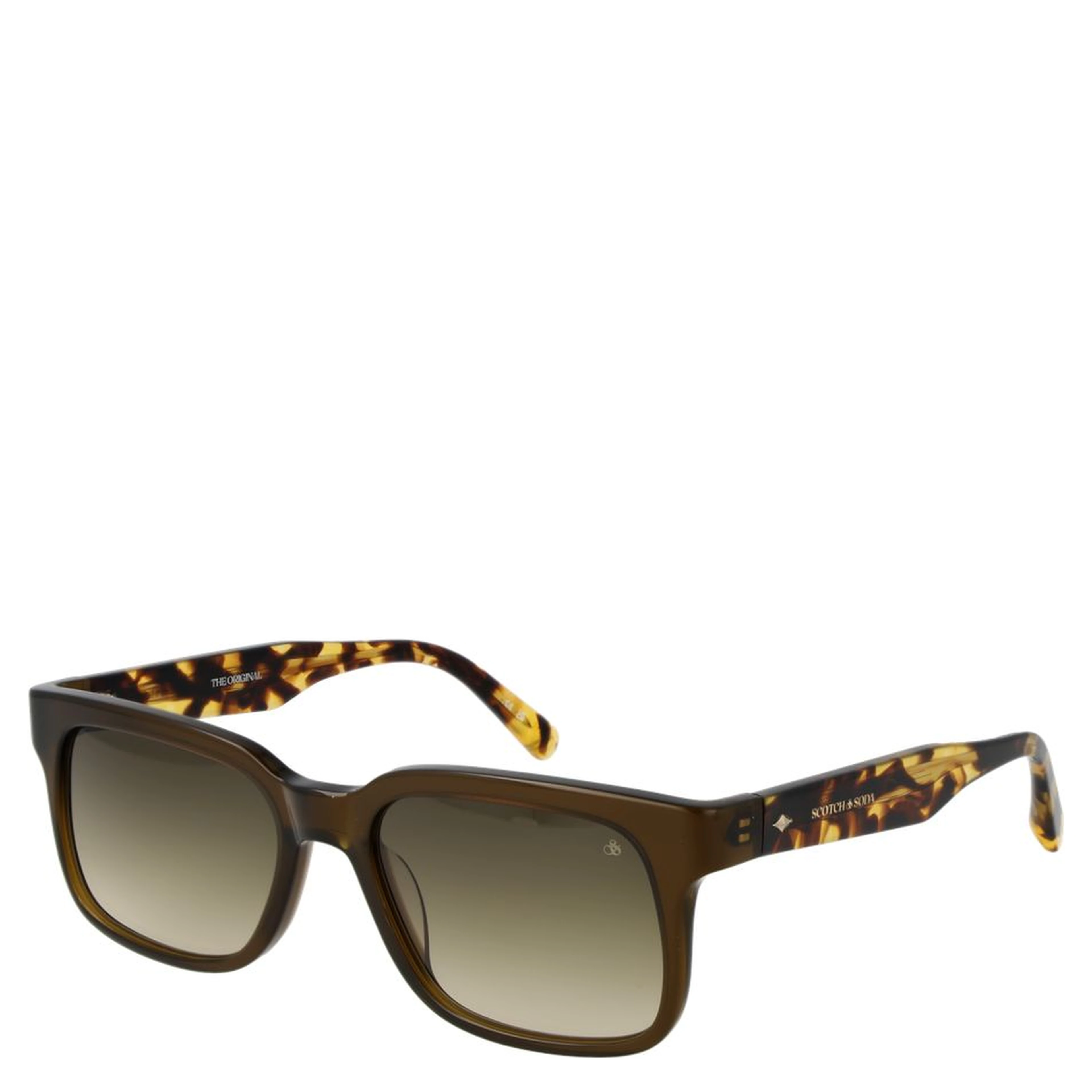 Brown Metal Sunglasses