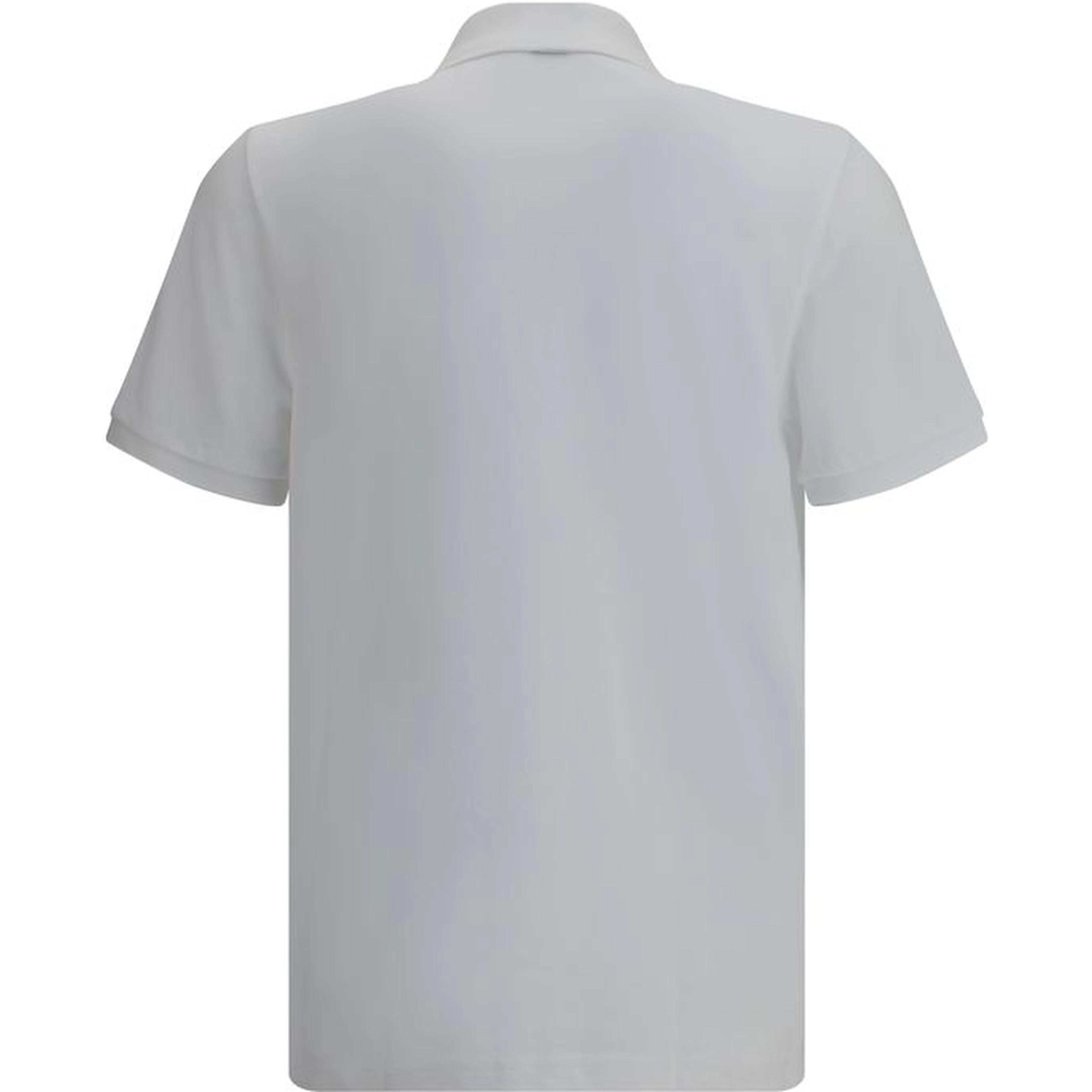 White Cotton Polo Shirt
