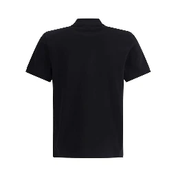 Black Cotton Polo Shirt