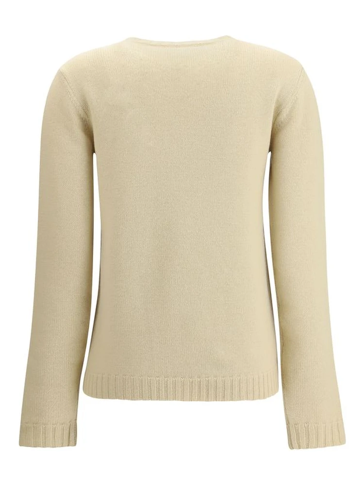 Cream Fleece Wool Sweatshirt alternative