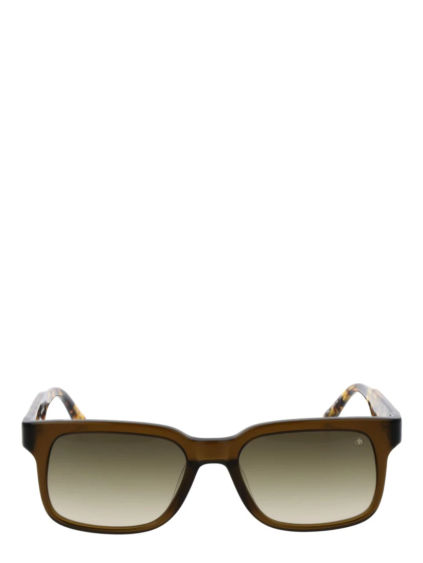 Brown Metal Sunglasses