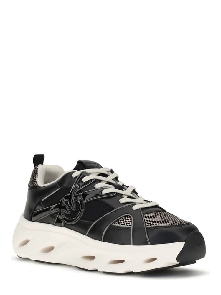 Black Calf Leather Bos Taurus Chunky Sneakers alternative