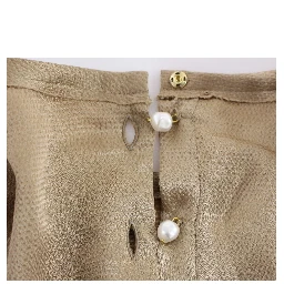 Gold SPECIAL Piece Runway Crystal Blouse