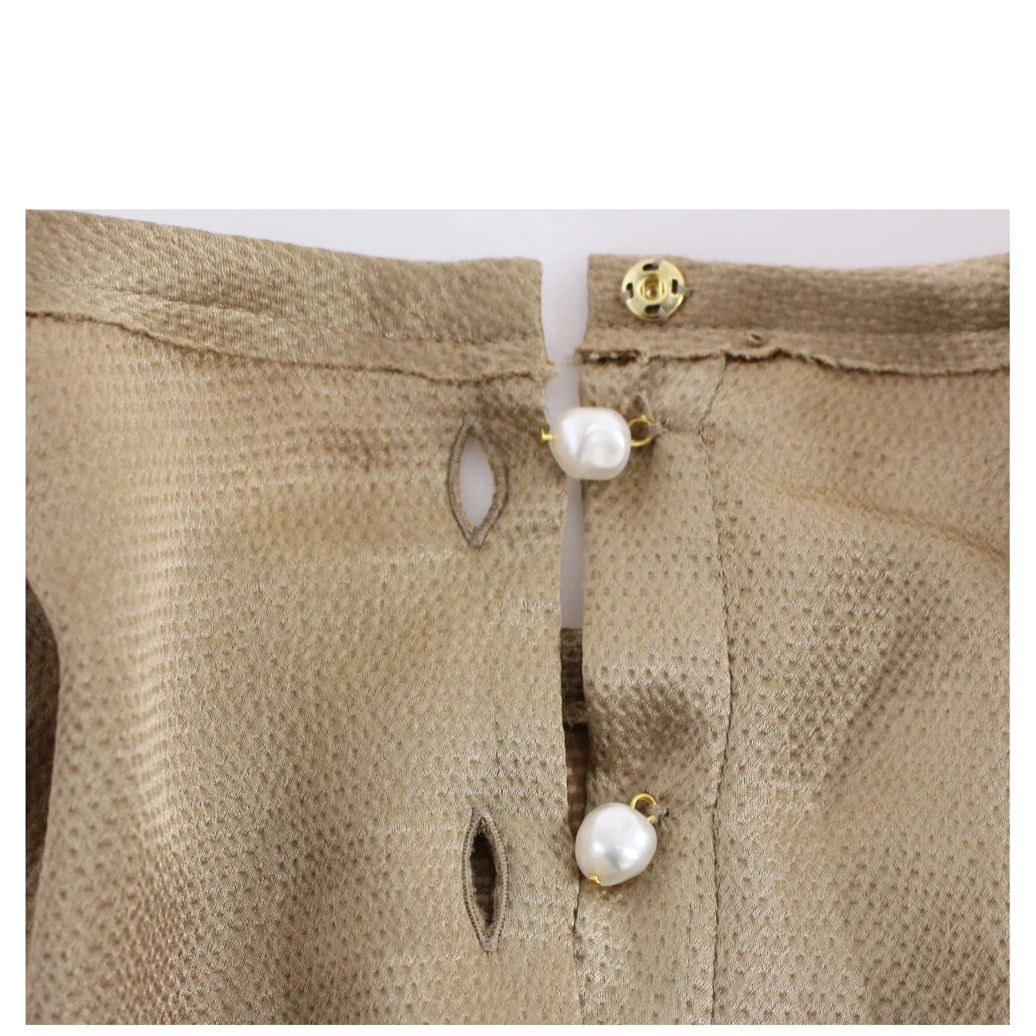 Gold SPECIAL Piece Runway Crystal Blouse