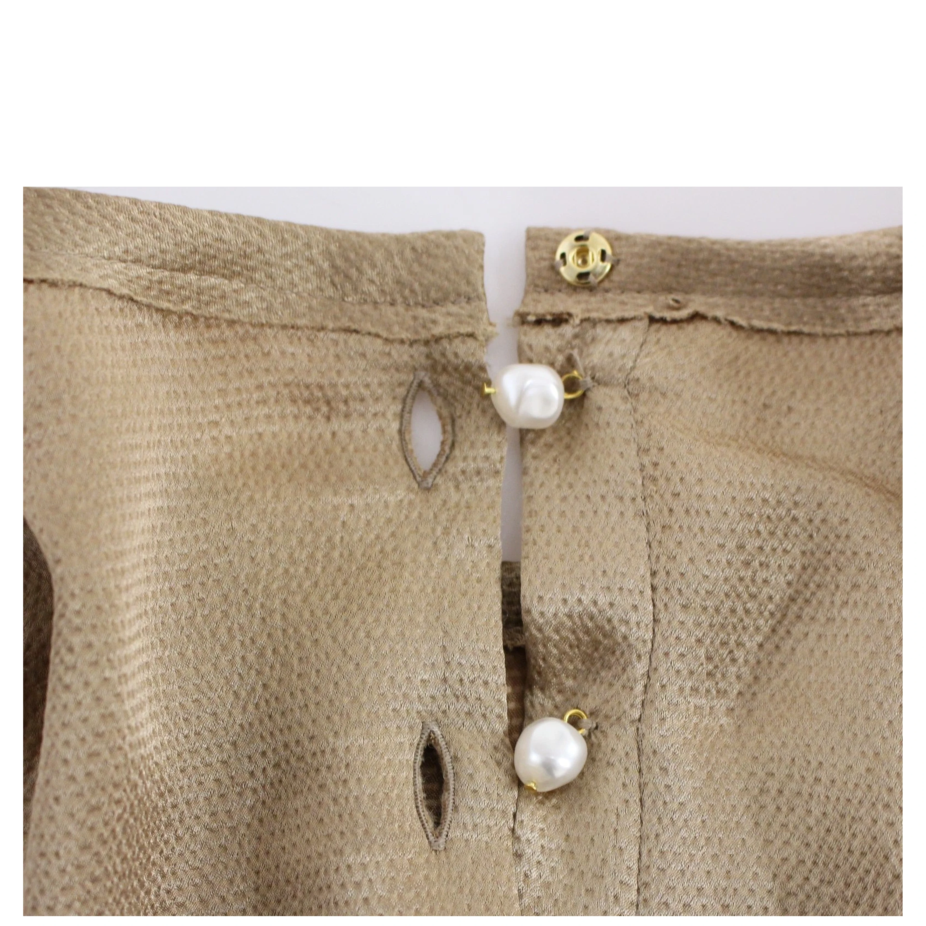 Gold SPECIAL Piece Runway Crystal Blouse