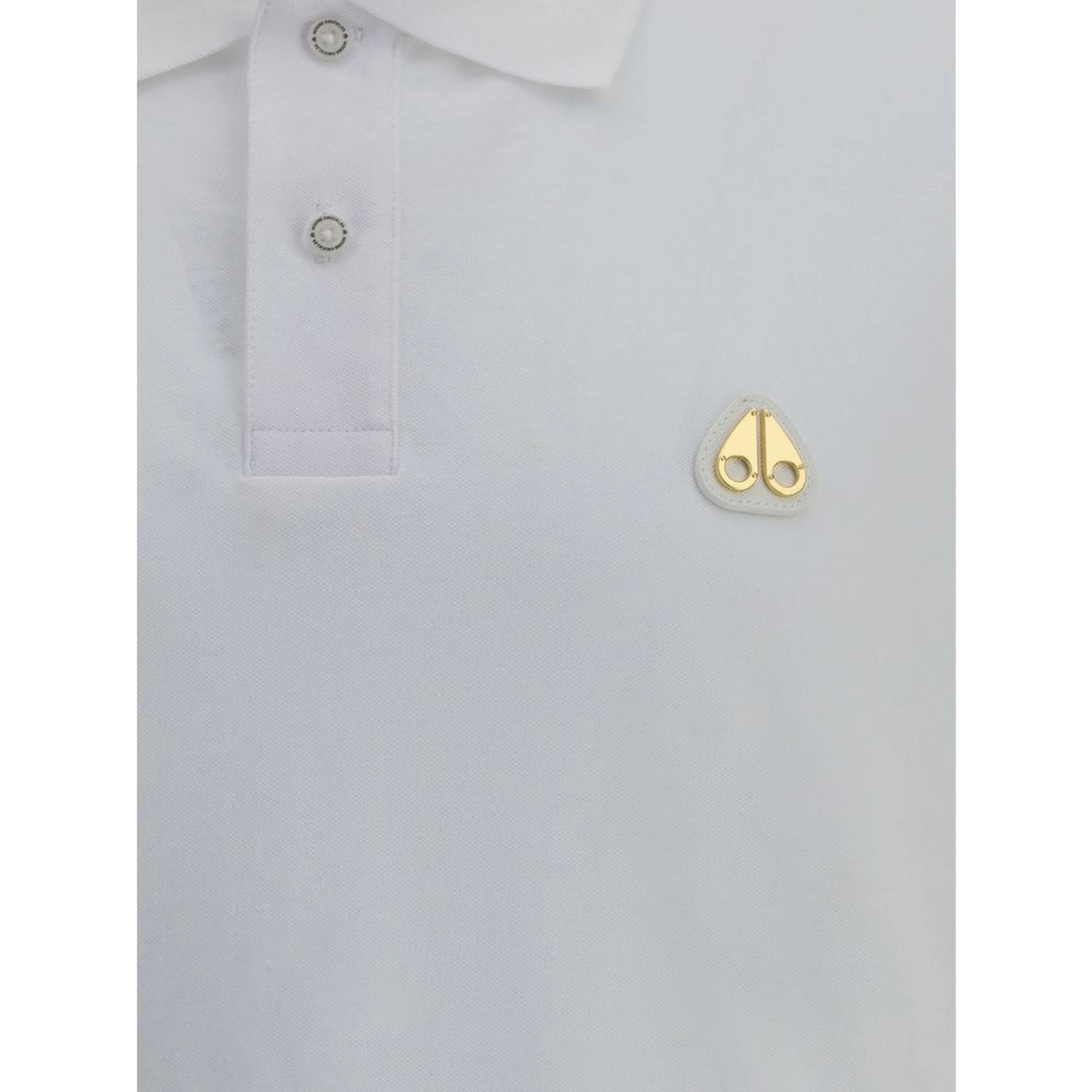 White Cotton Polo Shirt