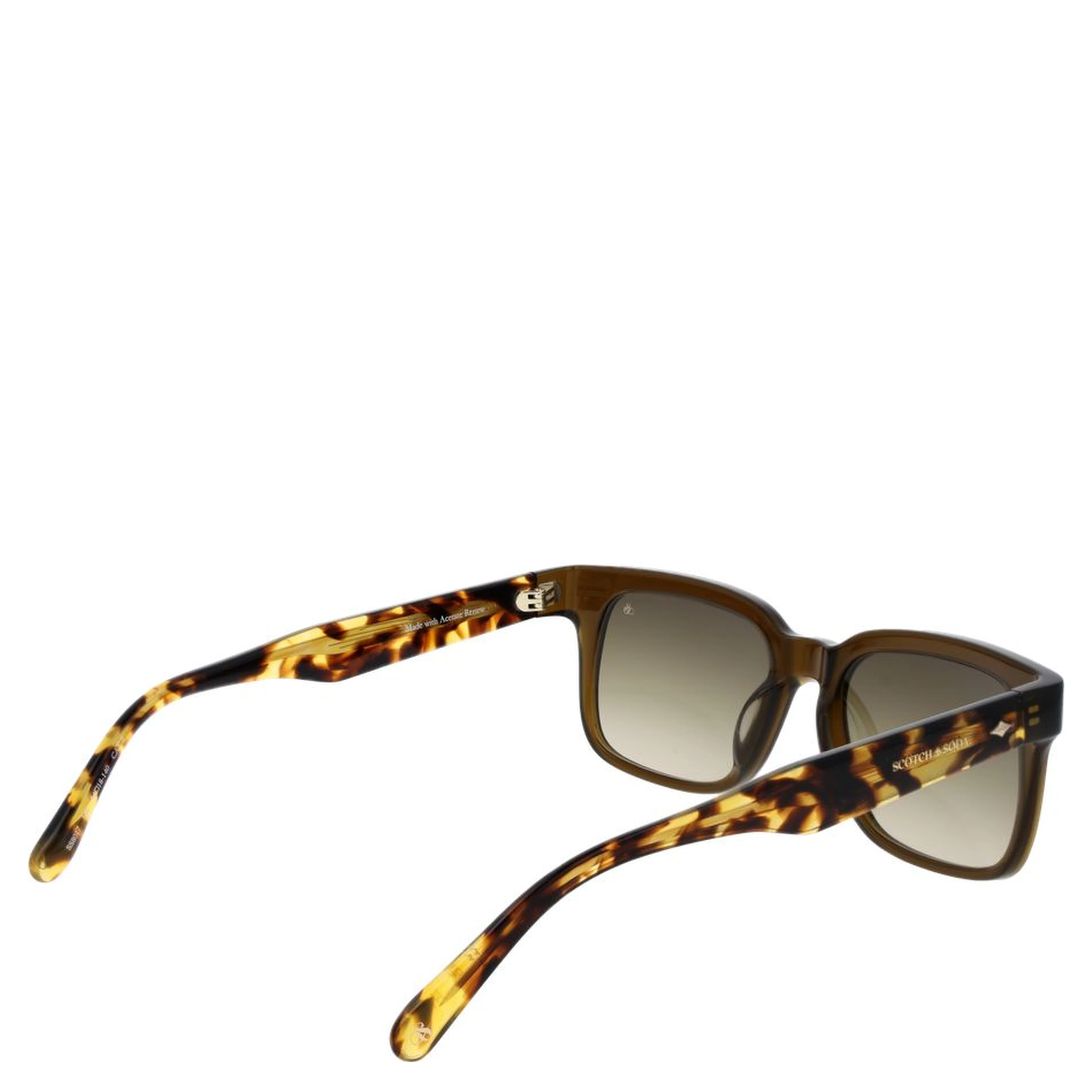 Brown Metal Sunglasses