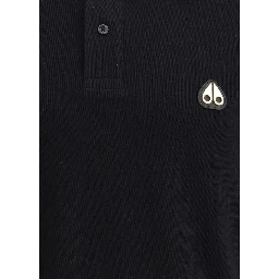 Black Cotton Polo Shirt