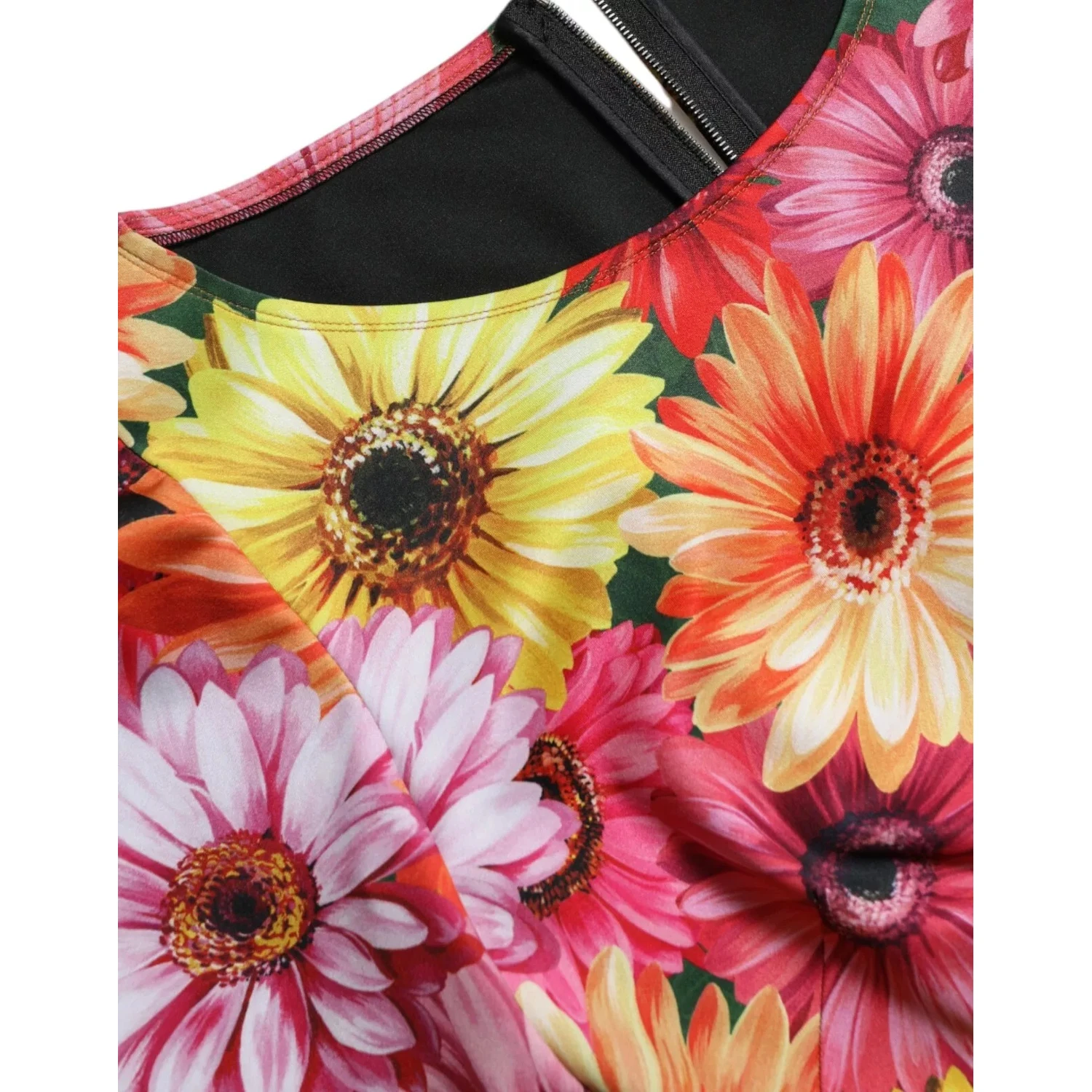Multicolor Floral Print Sheath Mini Dress