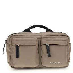 Beige Polyamide Handbag