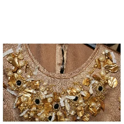 Gold SPECIAL Piece Runway Crystal Blouse