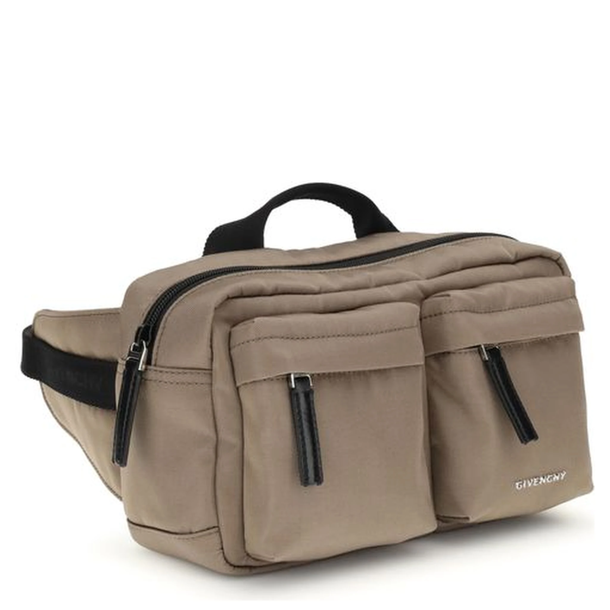 Beige Polyamide Handbag