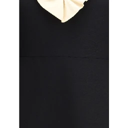 Black Fleece Wool Cocktail Dress