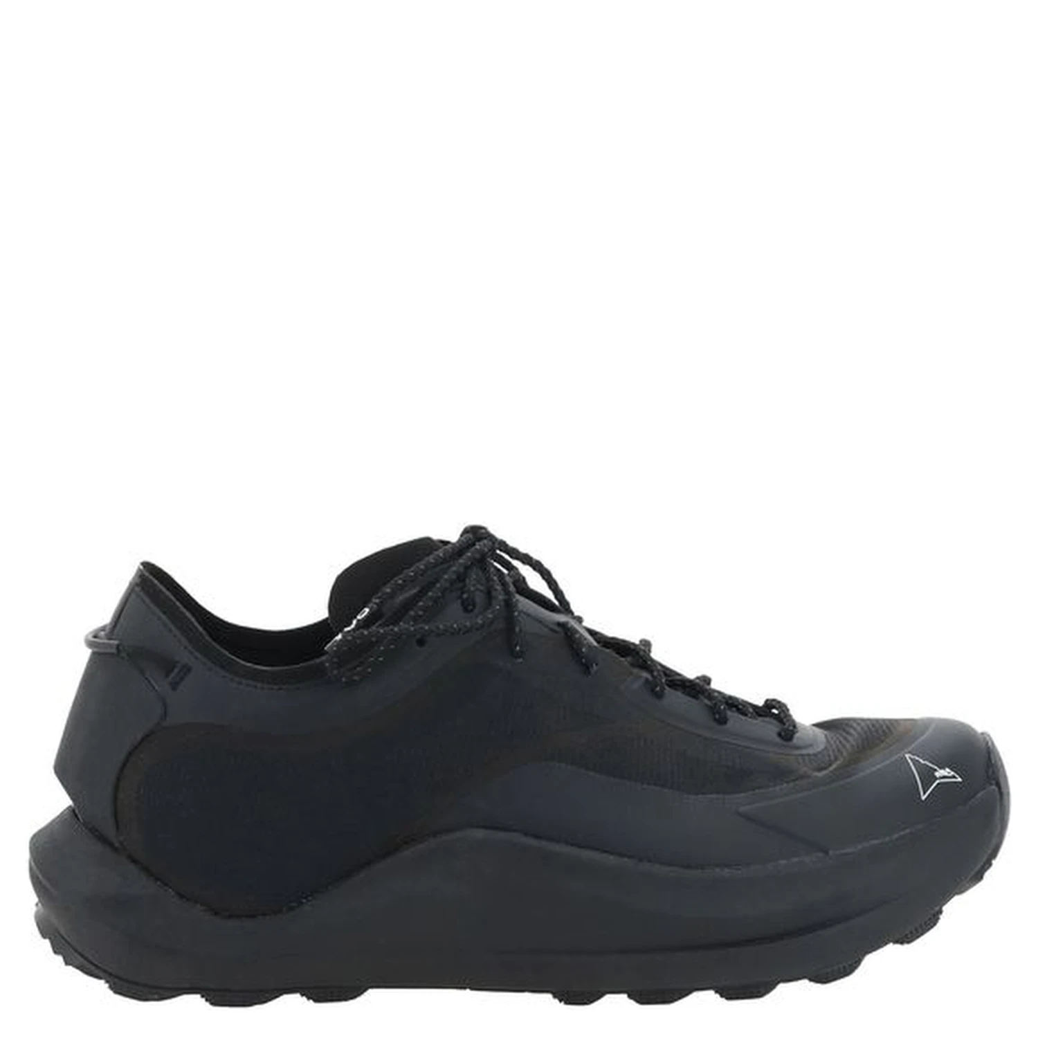 Black Rubber Athletic Sneakers