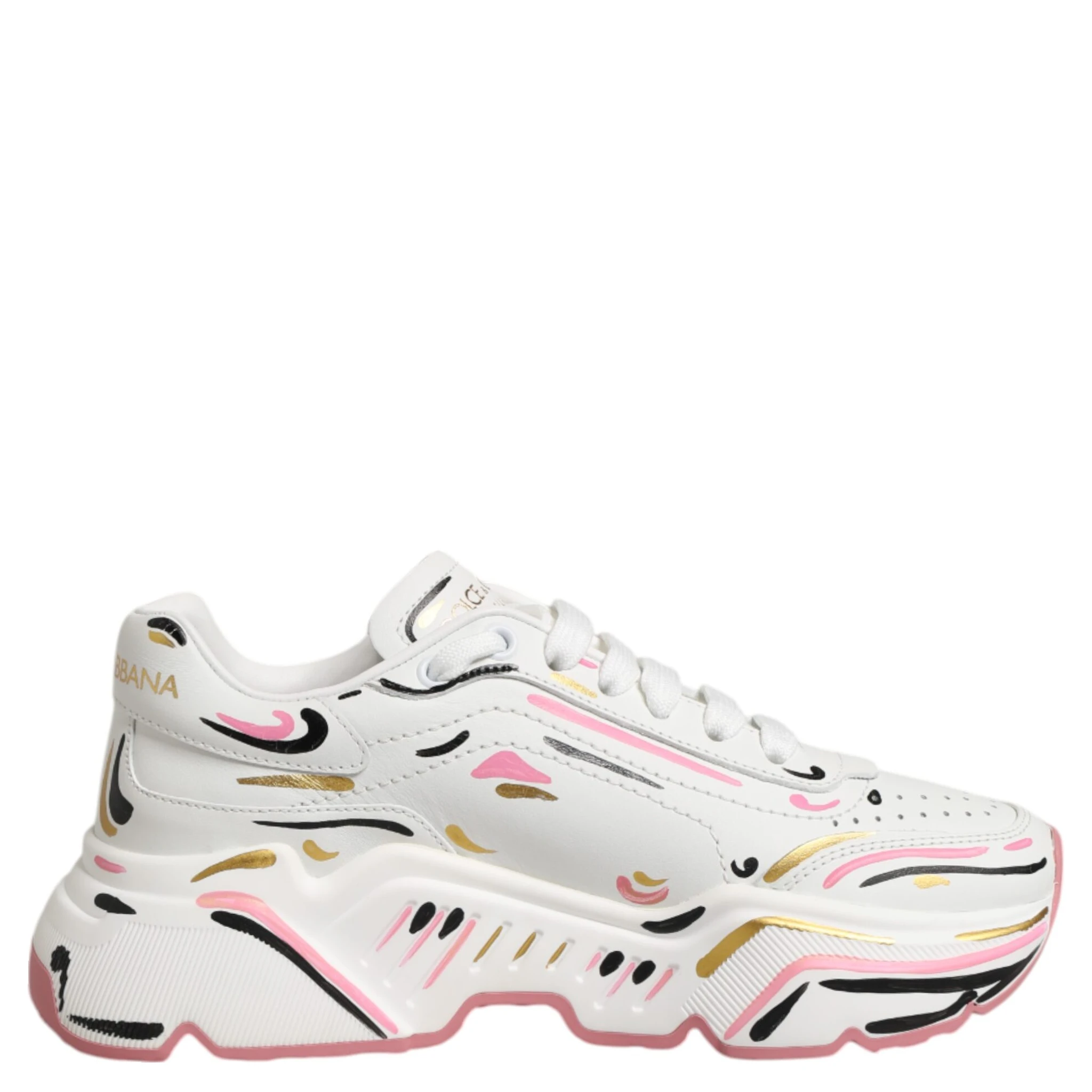 Multicolor Hand Painted DAYMASTER Sneaker Shoes