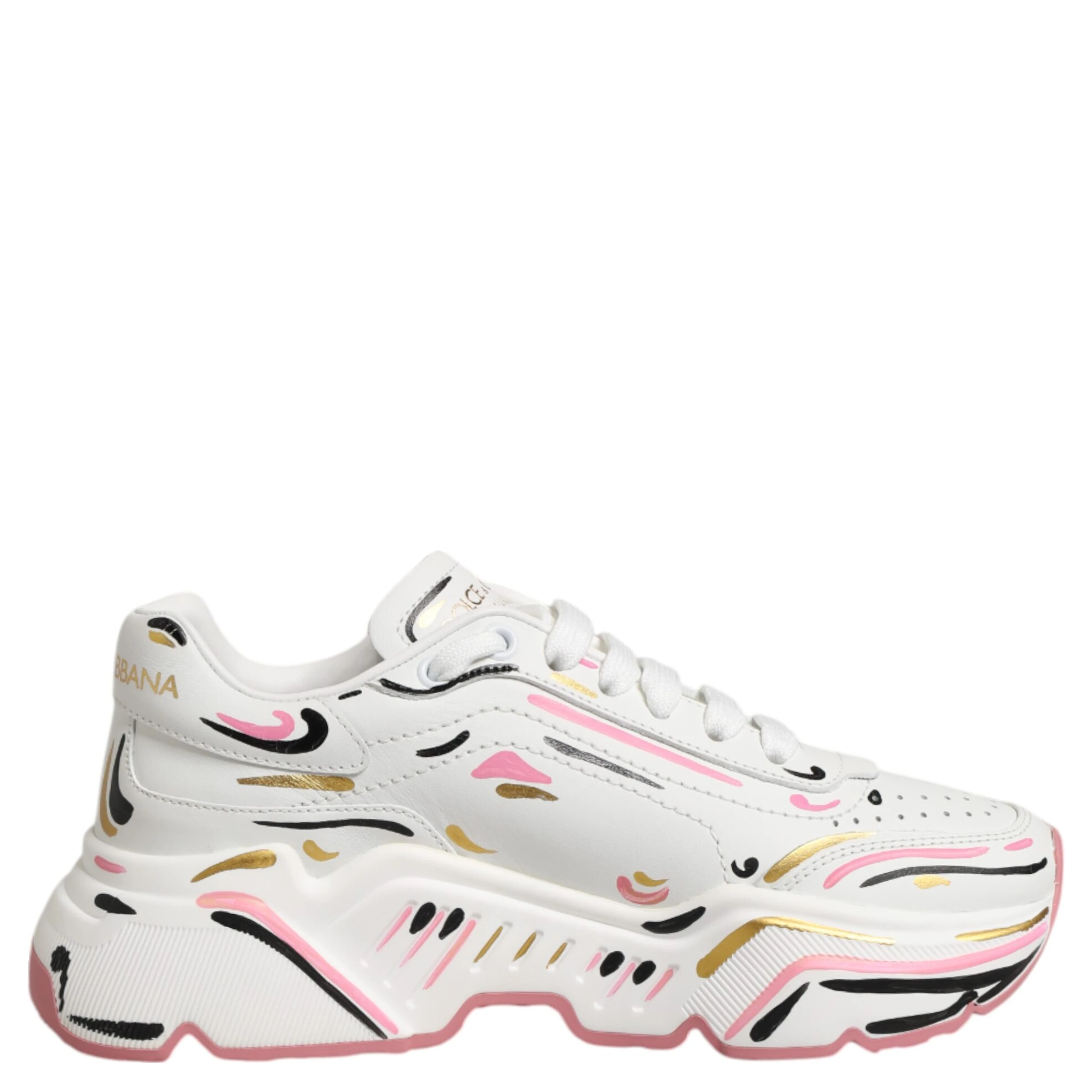 Multicolor Hand Painted DAYMASTER Sneaker Shoes
