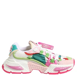 Multicolor Leather Airmaster Low Top Sneaker Shoes