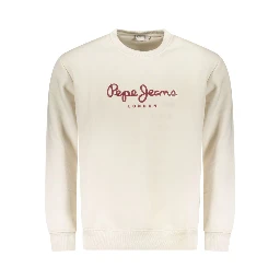 White Cotton Men Sweater