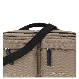 Beige Polyamide Handbag