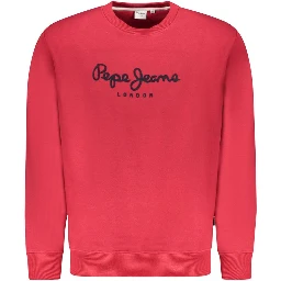Red Cotton Men Sweater
