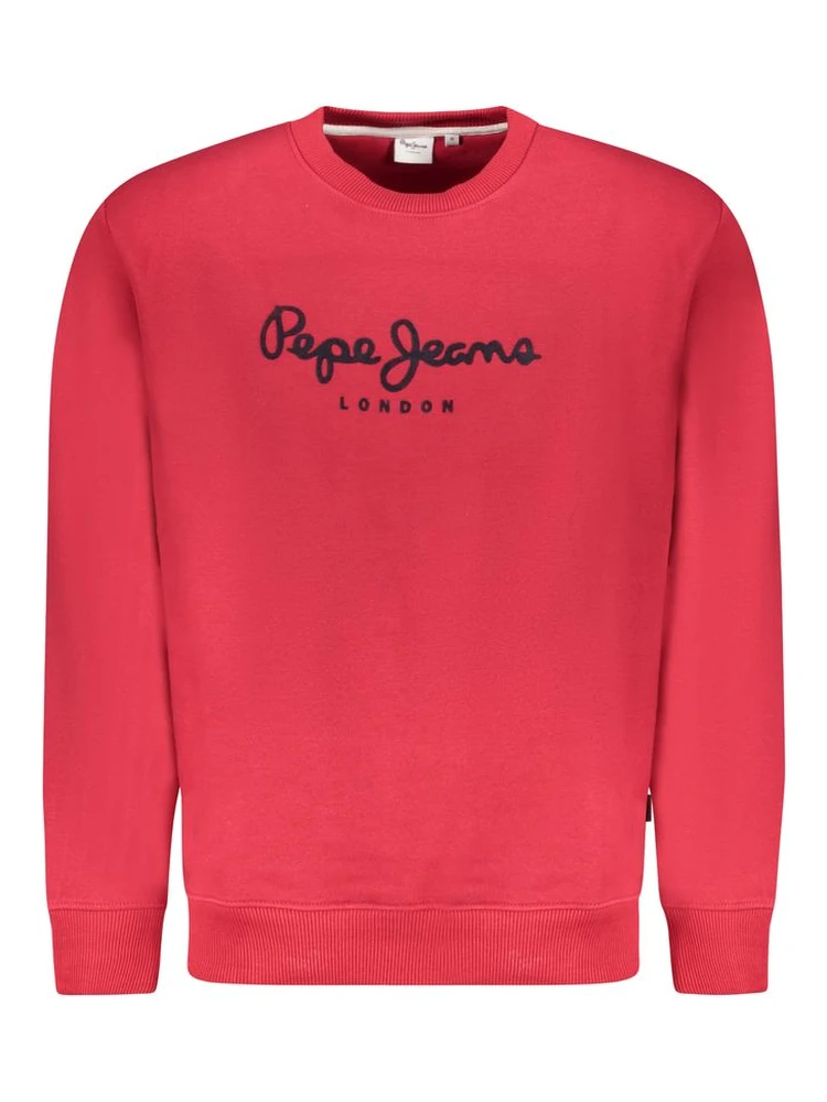 Red Cotton Men Sweater