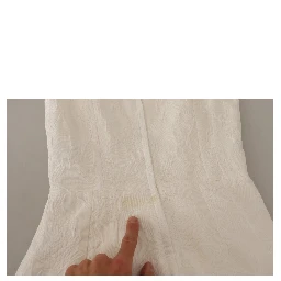 White Floral Sleeveless Sheath Mini Dress