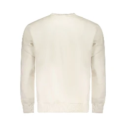 White Cotton Men Sweater