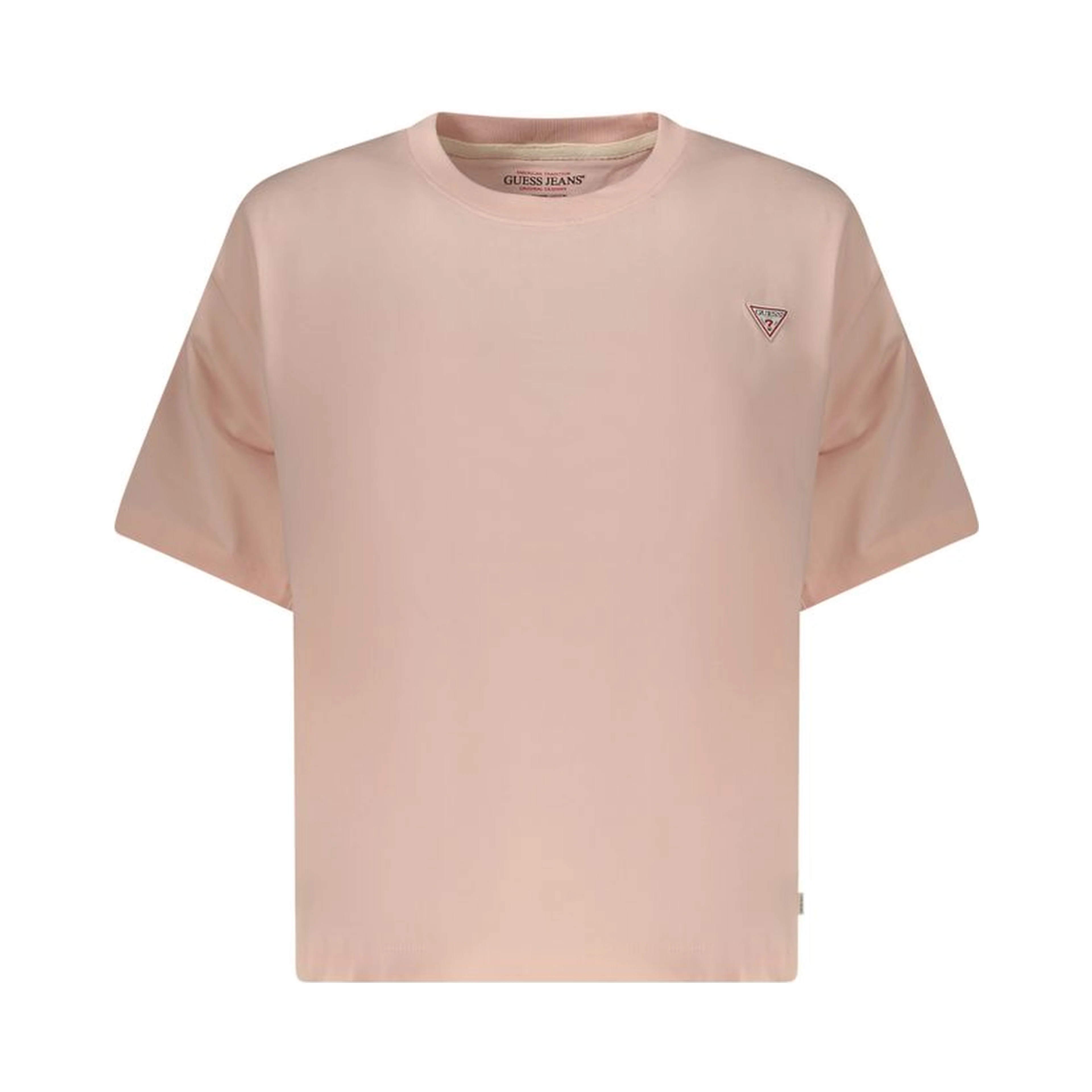 Pink Cotton Women T-Shirt
