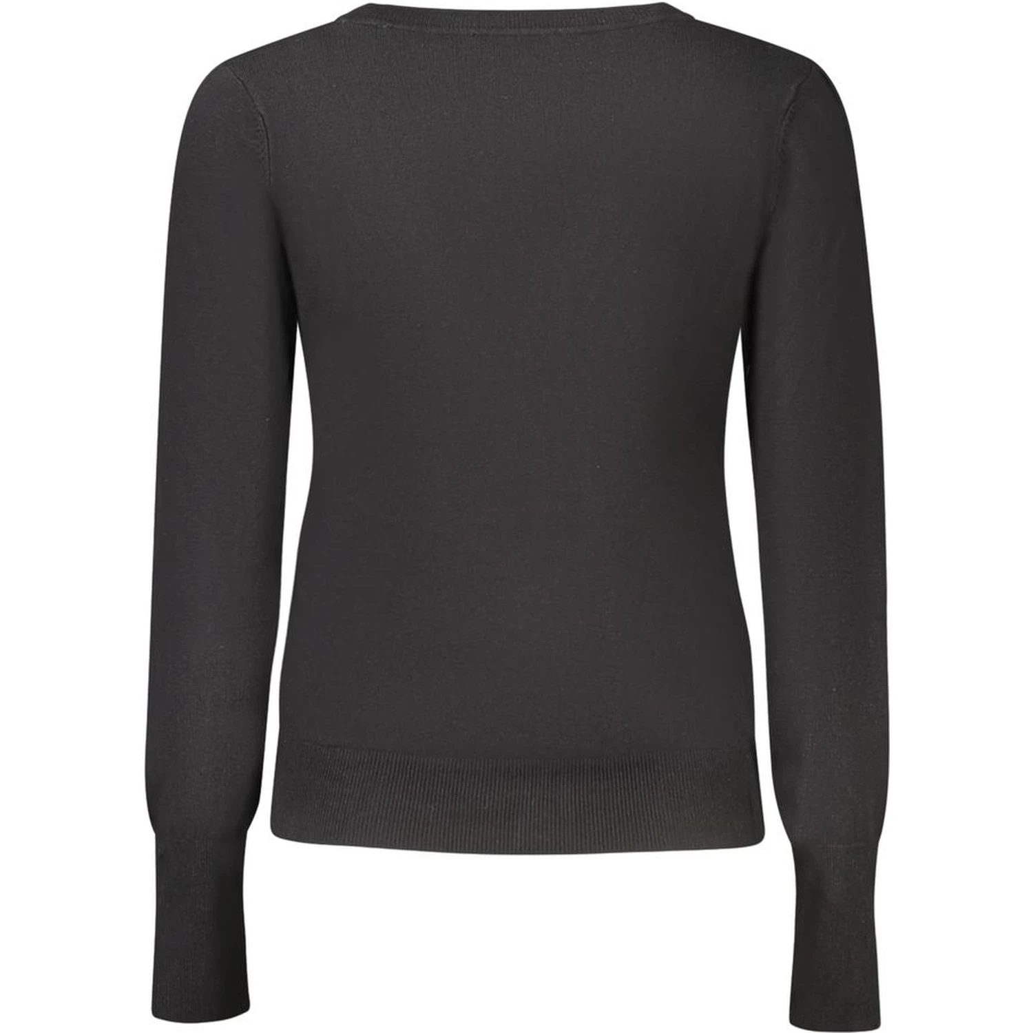 Black Viscose Women Cardigan
