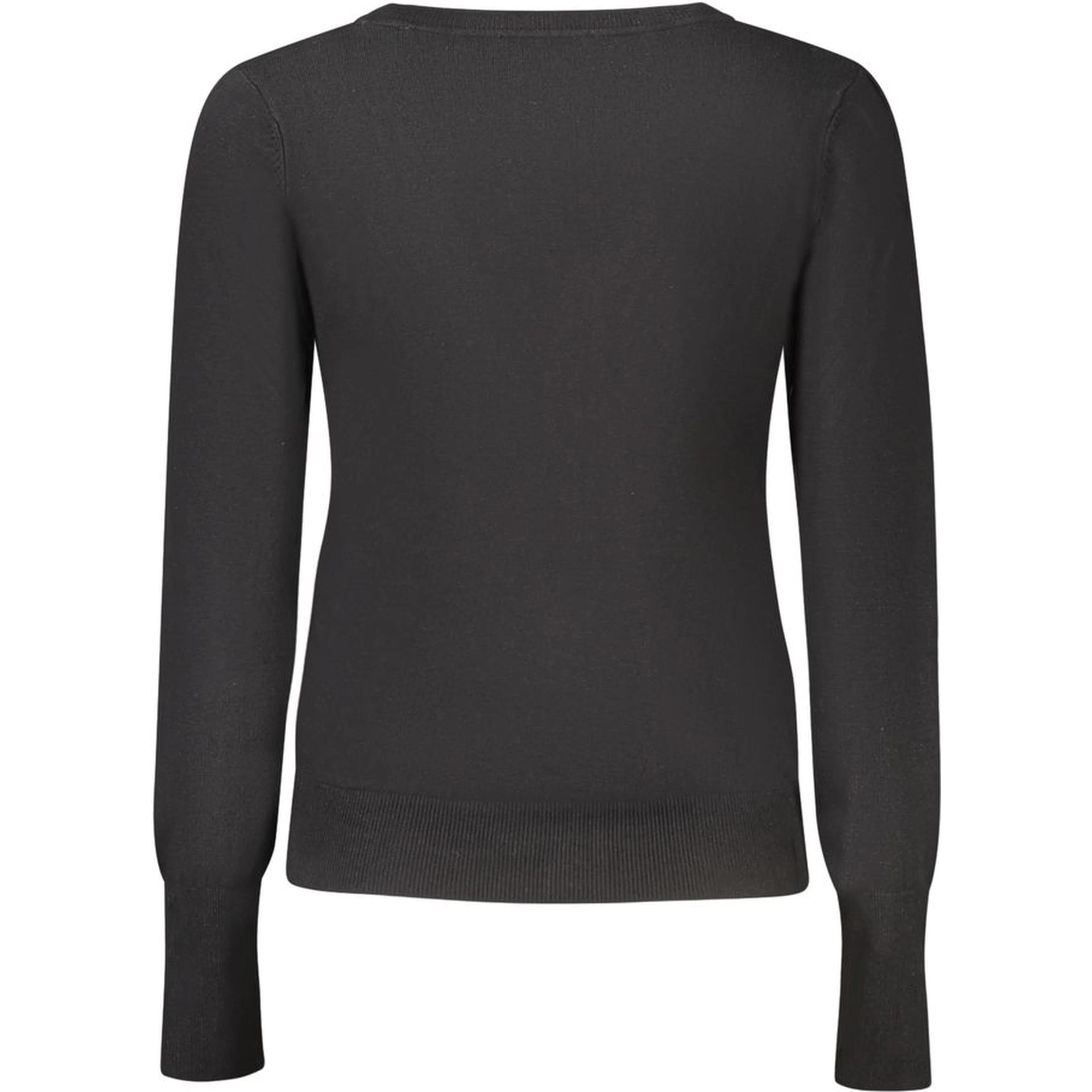 Black Viscose Women Cardigan