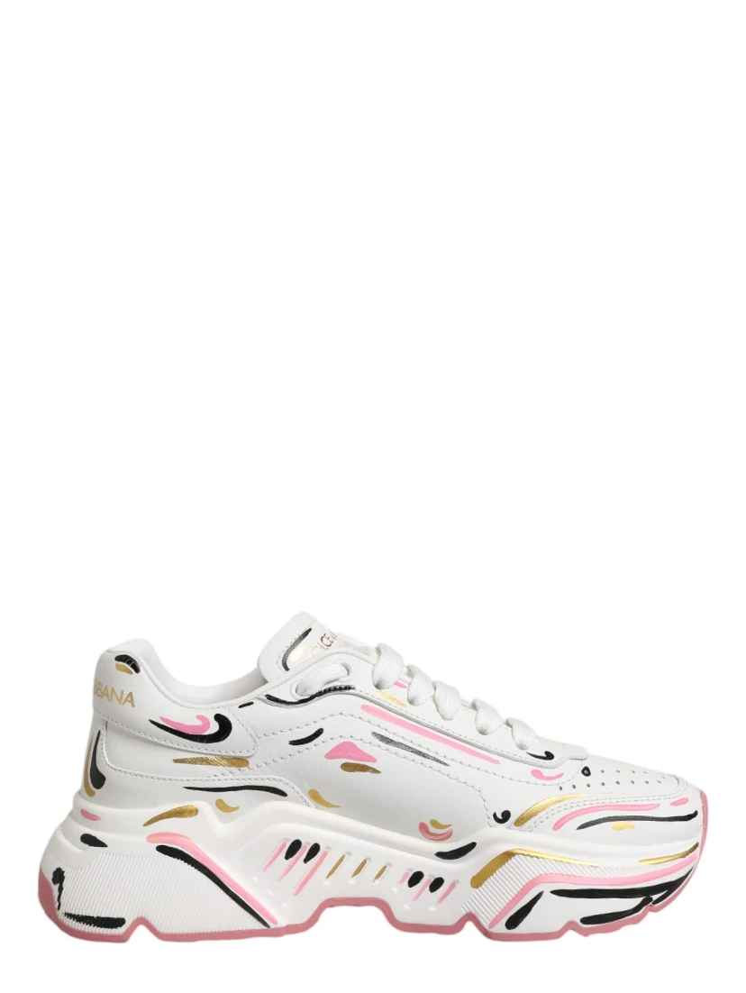 Multicolor Hand Painted DAYMASTER Sneaker Shoes
