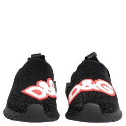 Black Grey Slip On Sorrento Sneakers Shoes