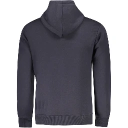 Blue Cotton Men Sweater