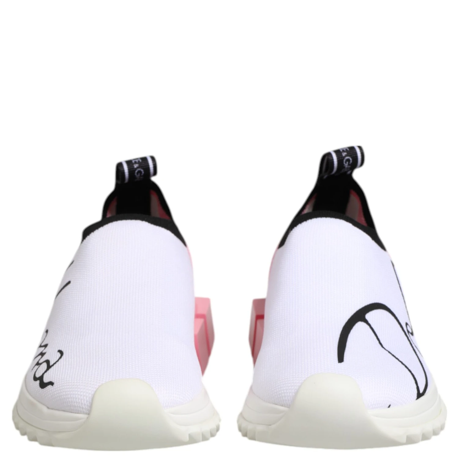 White Pink Low Top Sorrento Sneakers Shoes