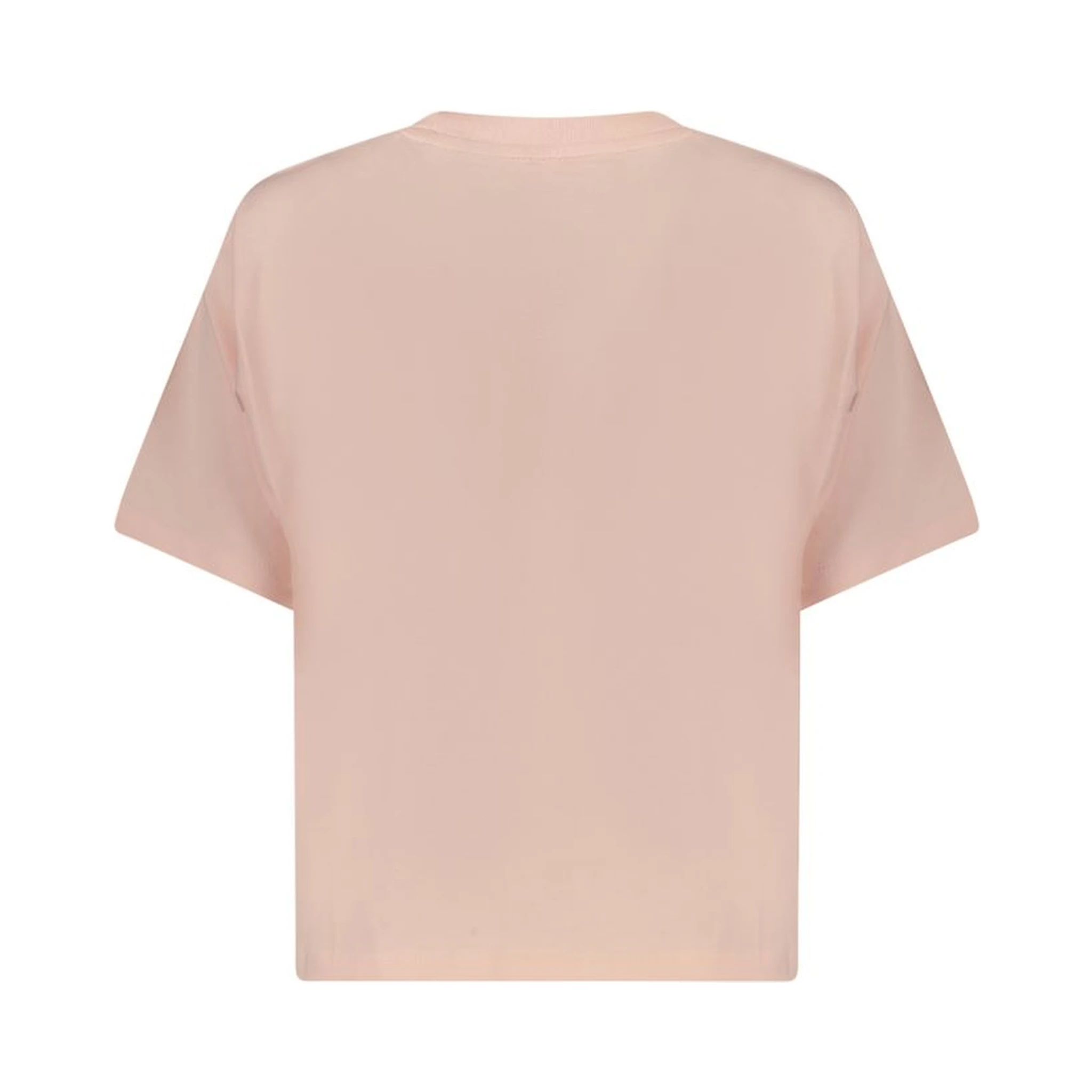 Pink Cotton Women T-Shirt
