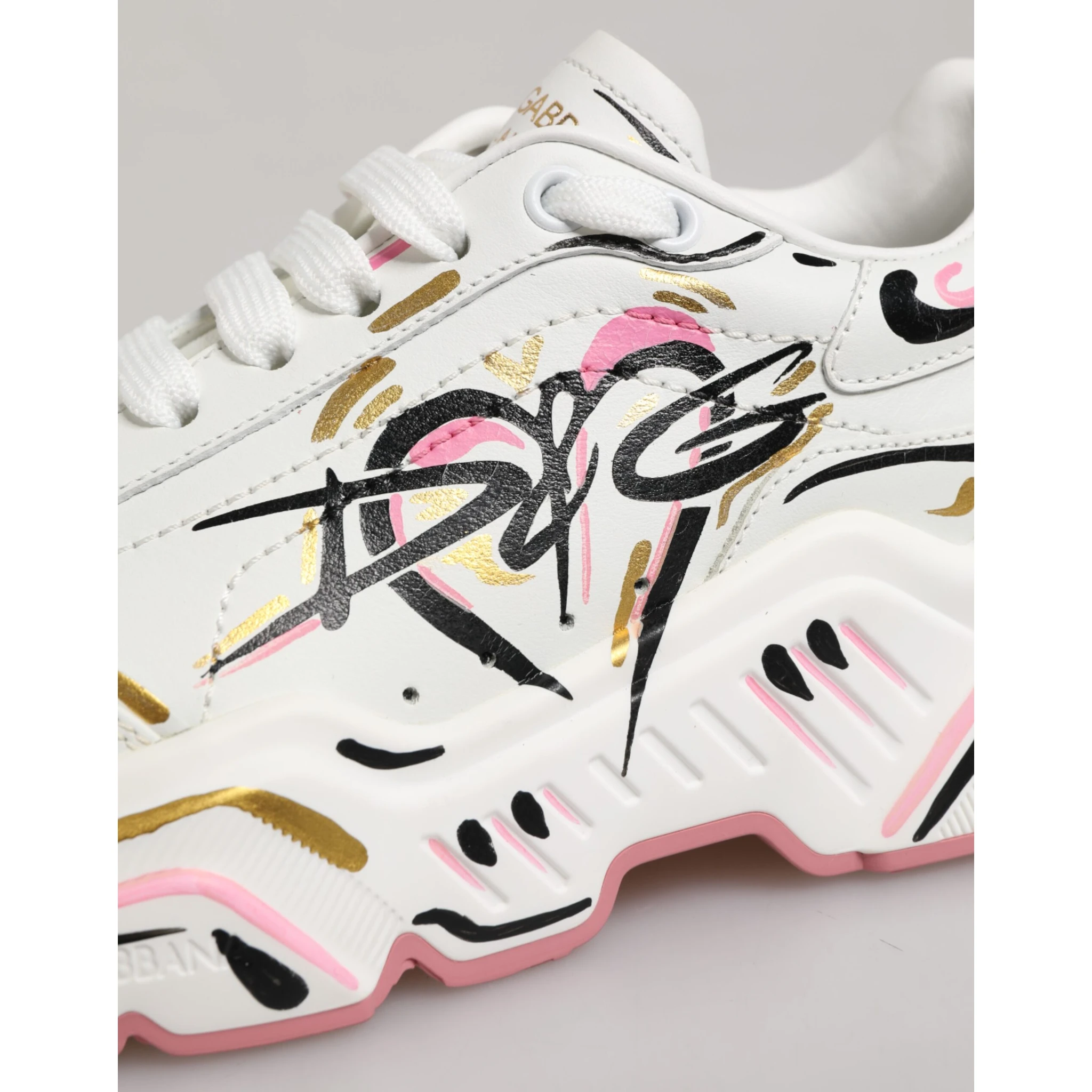Multicolor Hand Painted DAYMASTER Sneaker Shoes