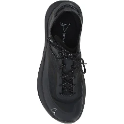 Black Rubber Athletic Sneakers
