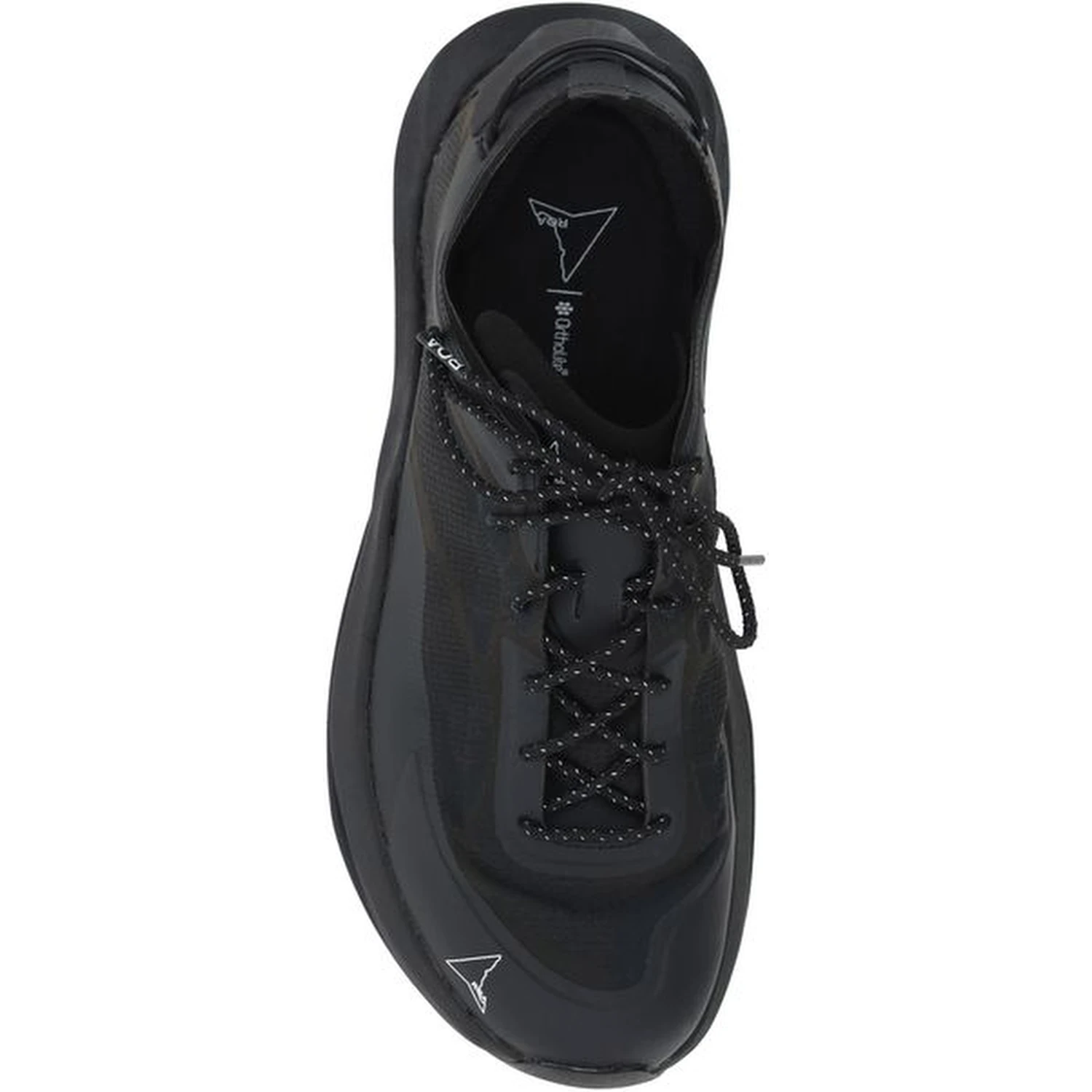 Black Rubber Athletic Sneakers